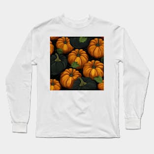 Pumpkin Pattern 25 Long Sleeve T-Shirt